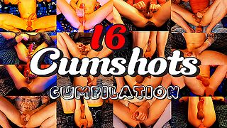 16 CUMSHOTS💦CUMPiLATION🔥MULTiPLE iNTENSE ANAL ORGASM🥵HARD FAST FUCKiNG LEGS SHAKING DEEP FUCK😈