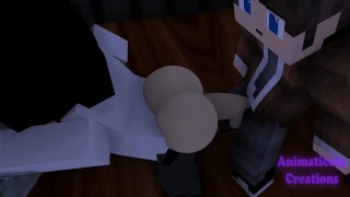 Wild Sex In The Office With My Boss – Minecraft Gay Sex Mod Animation