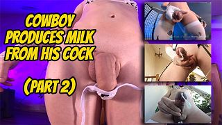 Femboy in a cow bikini produces milk for you (Part 2) / Compilation / HornyJohny66